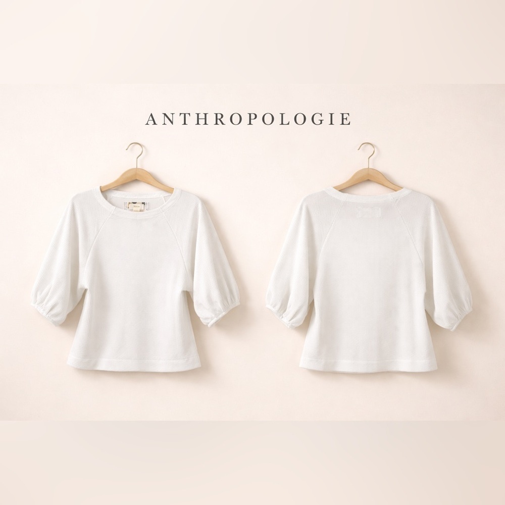 ANTHROPOLOGIE  Maeve White Balloon Sleeve Blouse
Anthropologie
Size: XS